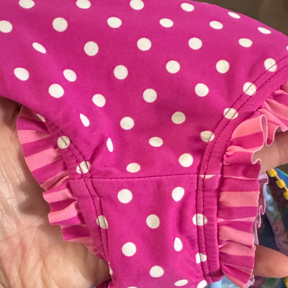 Matilda Jane Blue and Pink Floral Swimsuit - Picture 5 of 5